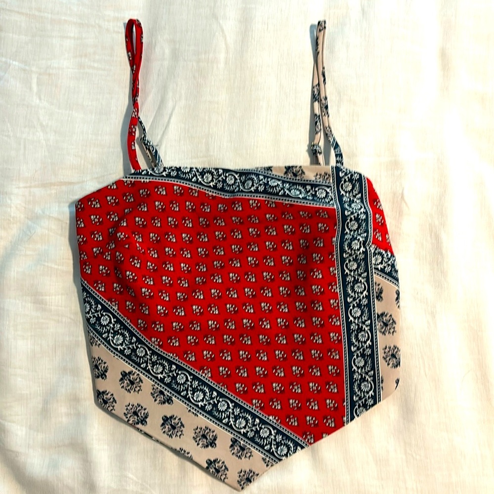 North End Crop Top- multi color: size S